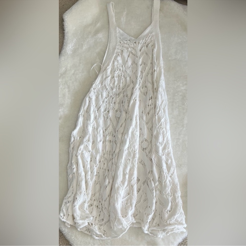 Free People Bianca Fauxchet Midi Beach Dress Coverup - Picture 12 of 15